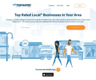 Topratedlocal.com(Top Rated Local®) Screenshot