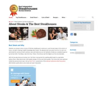 Topratedsteakhouses.com(Top Rated Steakhouses) Screenshot