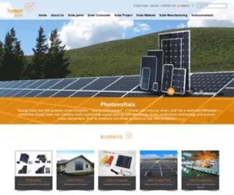 Topraysolar.com(深圳市拓日新能源科技股份有限公司) Screenshot