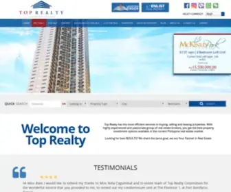 Toprealty.com.ph(Top Realty) Screenshot
