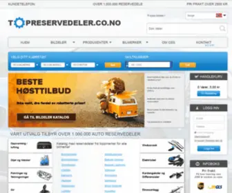 Topreservedeler.co.no(Topreservedeler) Screenshot