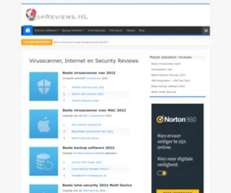 Topreviews.nl(Internet en Security Reviews) Screenshot
