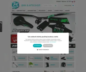 Topride.eu(BMX & MTB Shop) Screenshot