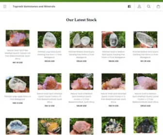 Toprocks.com(Toprock Gemstones and Minerals) Screenshot