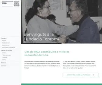 Topromi.com(Fundació) Screenshot