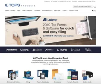 Tops-Products.com(TOPS Products believes life) Screenshot