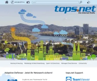 Tops.net(Internet Service Provider und Internetagentur in der Region Bonn) Screenshot