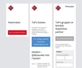 Tops.se(Rör) Screenshot