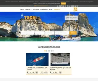 Topsailingcharter.com(Alquiler de Barcos) Screenshot