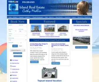 Topsailvacation.com(7yTopsail Island Vacation Rentals) Screenshot