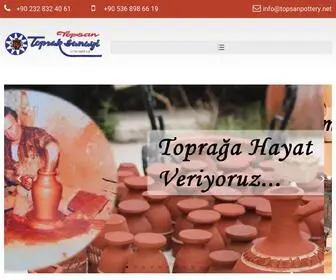 Topsanpottery.net(İZMİR) Screenshot