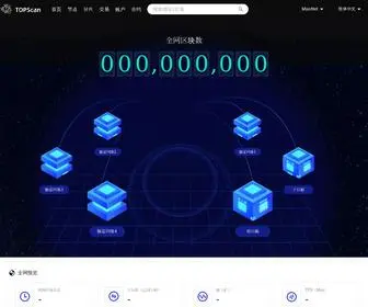 Topscan.io(TOP公链区块浏览器) Screenshot