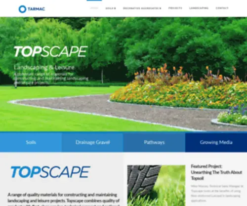 Topscape.co.uk(Landscaping Materials) Screenshot