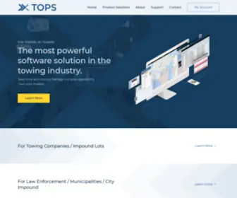 Topsdispatch.com(Towing Operations Software Built by Towers) Screenshot