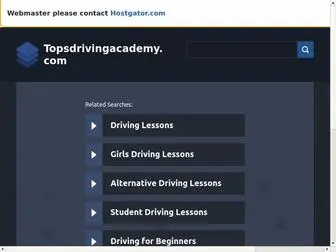 Topsdrivingacademy.com(Contact Support) Screenshot