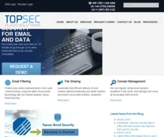 Topsec.com(Topsec cloud solutions) Screenshot