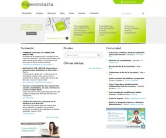 Topsecretaria.com(Formación) Screenshot