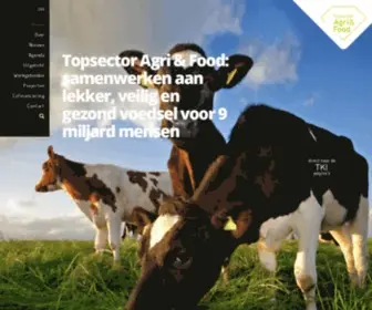 Topsectoragrifood.nl(Topsector Agri & Food) Screenshot