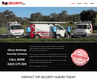 Topsecurityalbury.com.au(Top Security Albury) Screenshot