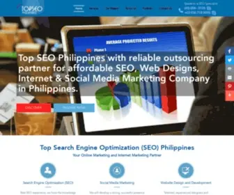 Topseophilippines.com(Top Search Engine Optimization (SEO)) Screenshot