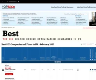 Topseos.co.uk(Rankings of Best SEO Companies in United Kingdom) Screenshot