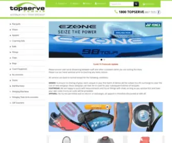 Topserve.com.au(Topserve Tennis) Screenshot