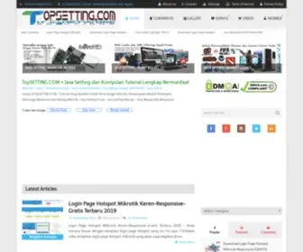 Topsetting.com(Solusi Sistem Billing Internet Provider) Screenshot