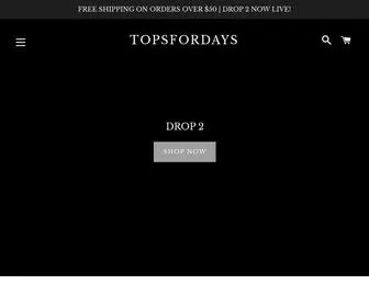 Topsfordays.com(TOPS FOR DAYS) Screenshot