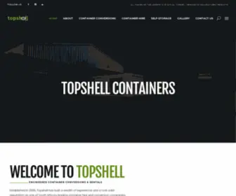 Topshell.co.za(Container Hire) Screenshot