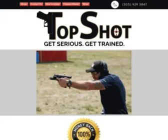 Topshotmiami.com(Concealed Weapons Permit Class) Screenshot