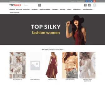 Topsilky.com(Top silky) Screenshot