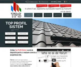 Topsistem.ro(Tigla Metalica TPS Romania) Screenshot