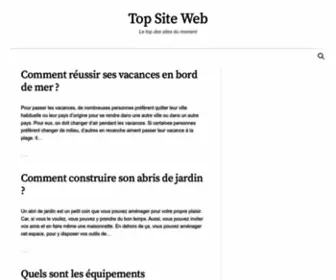 Topsite-Web.net(Top Site Web) Screenshot