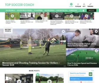 Topsoccercoach.com(October 2011 Template Demo) Screenshot