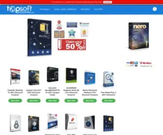 Topsoftbargains.com(Software Coupon Codes) Screenshot