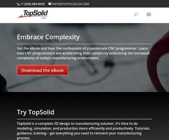 Topsolidusa.com(TopSolid) Screenshot