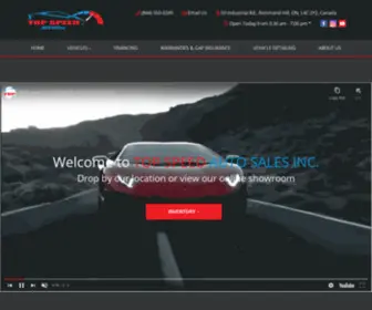 Topspeedautosalesinc.com(Top Speed Auto Sales Inc) Screenshot