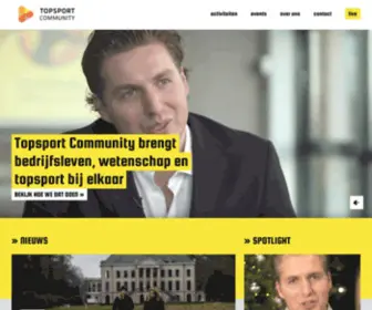 Topsportcommunity.nl(Topsport Community) Screenshot