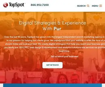 Topspot.com(PPC, SEO, & Web Company) Screenshot