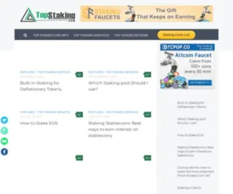 Topstaking.com(Top Staking Coin Faucets) Screenshot