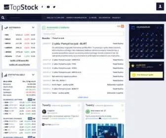 Topstock.pl(Topstock serwis giełdowy) Screenshot
