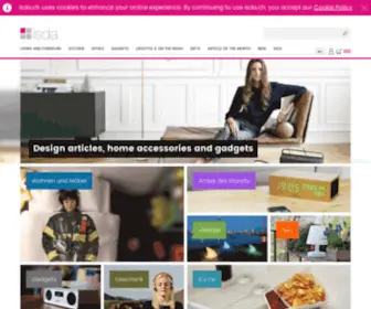 TopStores.ch(Originelle Gadgets im Design Shop von ISDA) Screenshot