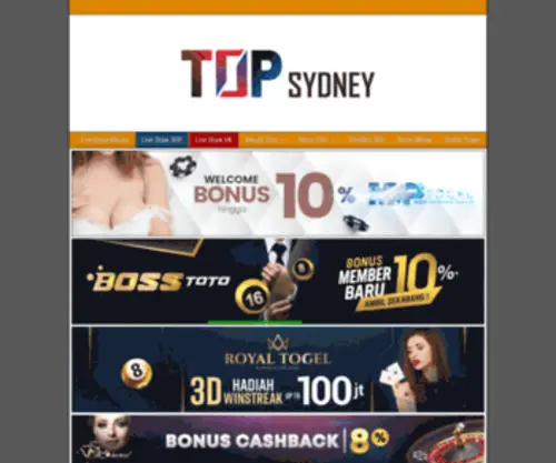 Topsydney.net Screenshot