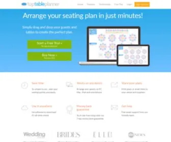 Toptableplanner.com(Table Plan Software For Your Wedding) Screenshot