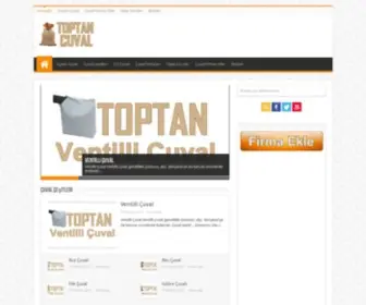 Toptancuval.com(Toptan Çuval) Screenshot