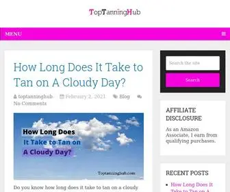 Toptanninghub.com(Top Tanning Hub) Screenshot