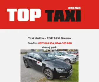 Toptaxibrezno.sk(Taxi služba Brezno) Screenshot