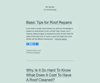 Topteampugs.com(Tips for Roof Repairs) Screenshot