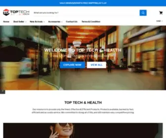Toptechealth.com(Fashion and Sports Products) Screenshot