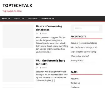 Toptechtalk.xyz(TopTechTalk) Screenshot